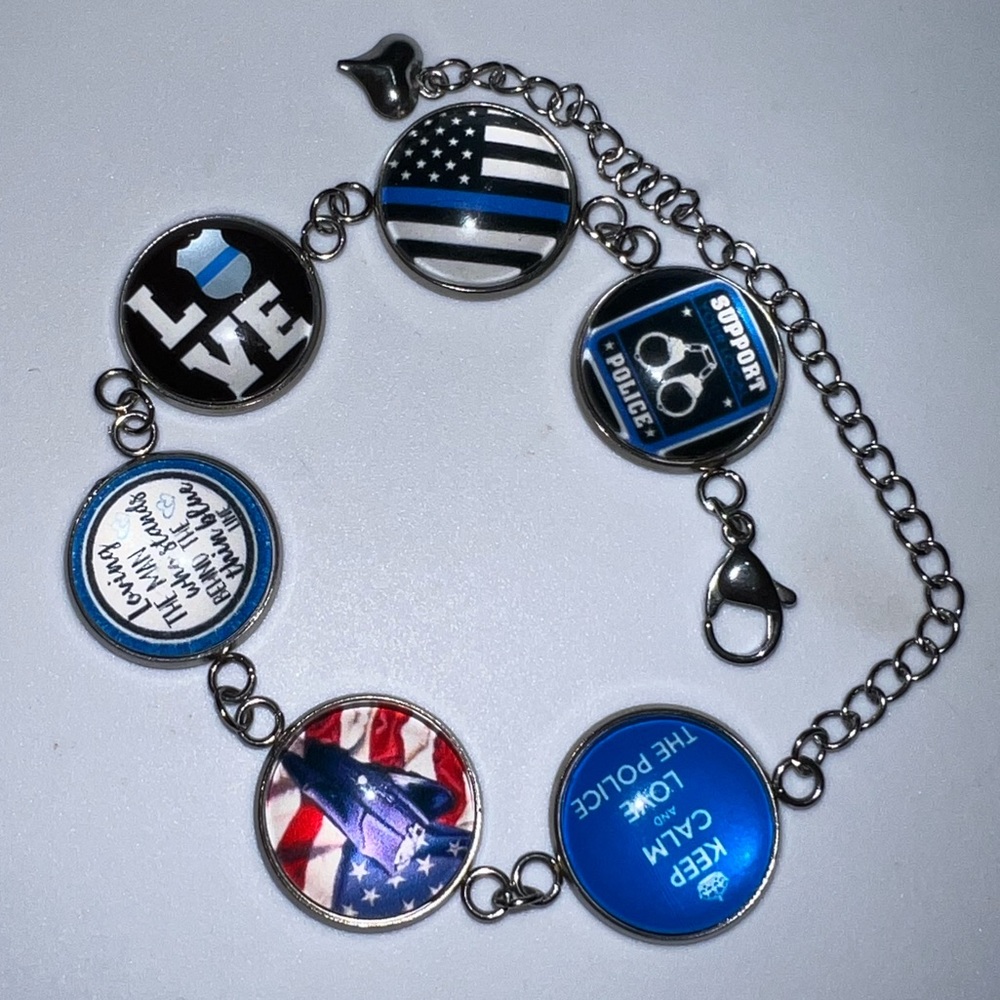 $8 Law Enforcement Bracelet. New. Stainless Steel. $8 if bundled - Picture 11 of 11